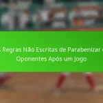 As Regras Não Escritas de Parabenizar os Oponentes Após um Jogo