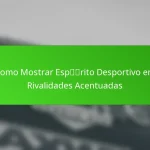 Como Mostrar Espírito Desportivo em Rivalidades Acentuadas