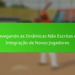 Navegando as Dinâmicas Não Escritas da Integração de Novos Jogadores